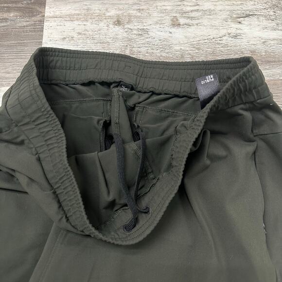 Public Rec Green Black Men 37x30 Elastic Waist Pull On Stretch Performance Pants - Picture 13 of 13